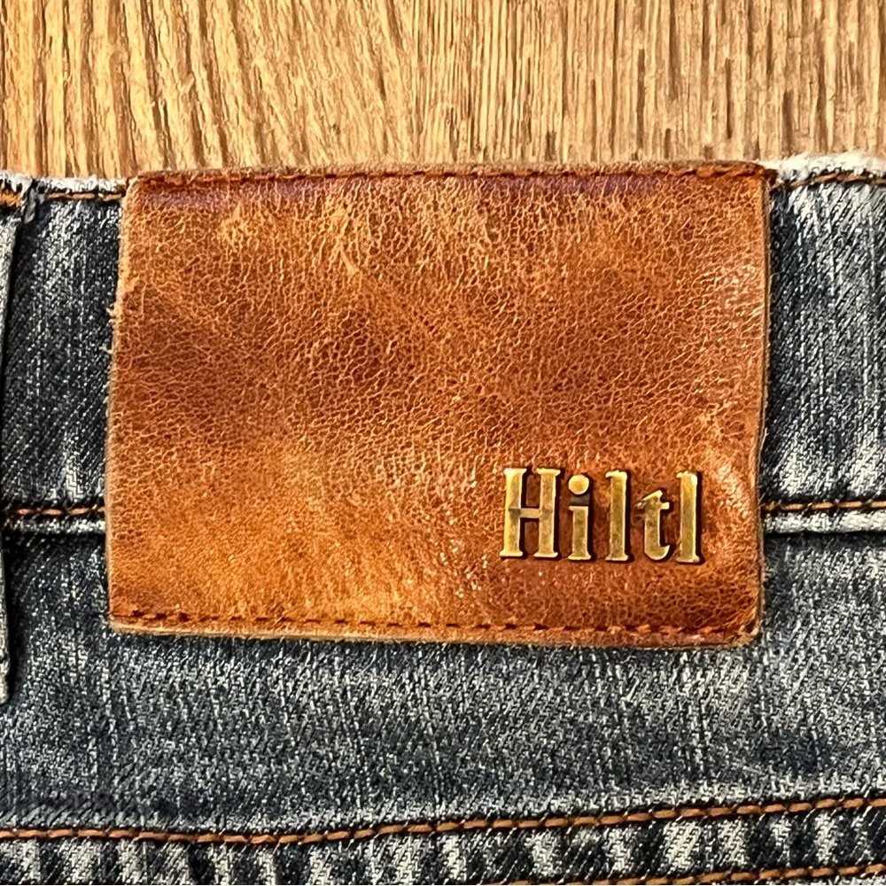 Hiltl ZE500 Blue Jeans Mens 42x28 Kid Contemporary‎ Fit Medium Wash Straight Leg - Picture 5 of 16